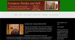 Desktop Screenshot of europeanmarketandeli.com